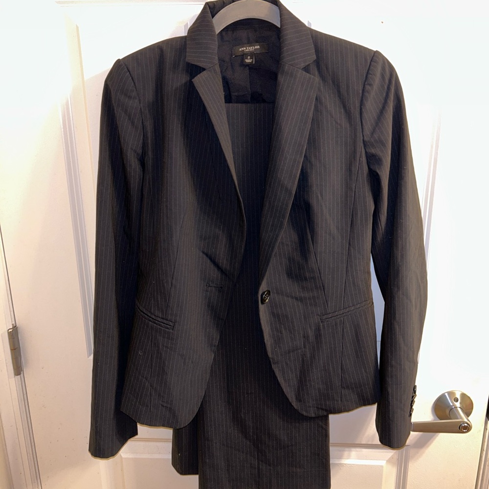 Banana republic pinstripe suit